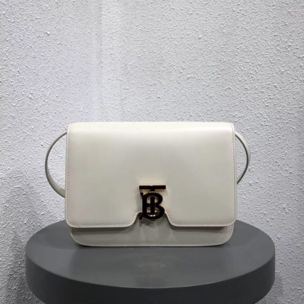 BURBERRY LEATHER TB SHOULDER BAG 버버리 레더 티비 숄더백