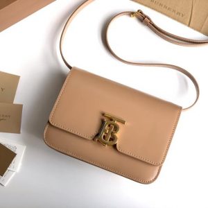 BURBERRY LEATHER TB SHOULDER MINI BAG <br>버버리 가죽 TB 미니 숄더 백