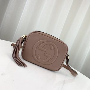 GUCCI SOHO DISCO CROSS BAG<br>구찌 소호 디스코 크로스백<br>[21x15x7cm 이태리가죽]