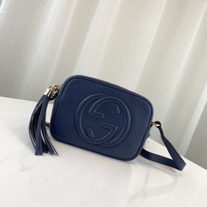 GUCCI SOHO DISCO CROSS BAG<br>구찌 소호 디스코 크로스백<br>[21x15x7cm 이태리가죽]