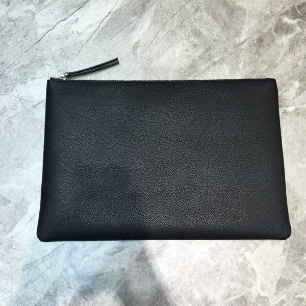 BALENCIAGA LEATHER LOGO CLUTCH 발렌시아가 레더 로고 클러치