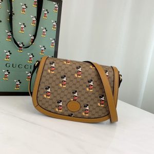 GUCCI X DISNEY SHOULDER BAG<br>구찌 X 디즈니 숄더백<br>[24x18x10.5cm 이태리소가죽]