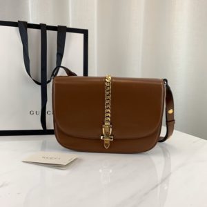 GUCCI SYLVIE 1969 SHOULDER BAG<br>구찌 실비 1969 숄더 백<br>[25×17.5x9cm 이태리가죽]