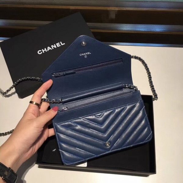 CHANEL CC CHEVRON WOC 샤넬 CC 쉐브론 WOC