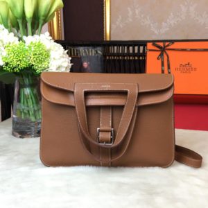 HERMES HALZAN<br>에르메스 할잔<br>[30x28cm 오리지널 소,양가죽]