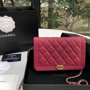 CHANEL BOY WOC BAG<br>샤넬 보이 WOC 백<br>[19cm INCAS가죽]