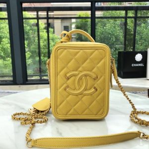 CHANEL VENITY BAG<br>샤넬 베니티 백<br>[17x13x7cm 캐비어 이태리가죽]