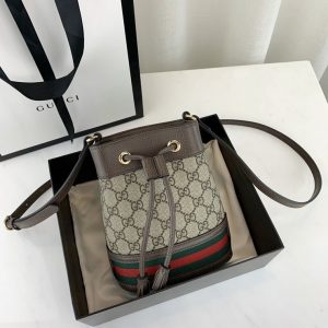 GUCCI OPHIDIA GG BUCKET BAG<br>구찌 오피디아 GG 버킷백<br>[18.5x15x9cm]