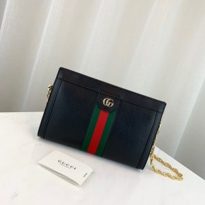 GUCCI OPHIDIA GG SHOULDER BAG<br>구찌 오피디아 GG 숄더백<br>[26x17x8cm 이태리소가죽]