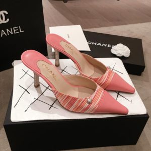 CHANEL MESH GRADATION PUMPS<br>샤넬 메쉬 그라데이션 펌프스 슬리퍼<br><i>35-40 SIZE 굽7cm</i>