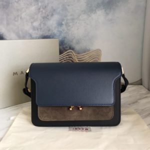 MARNI TRUNK SHOULDER BAG<br>마르니 트렁크 숄더 백<br>[24cm 이태리가죽]