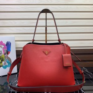 PRADA SAFFIANO MATINEE SHOPPING BAG<br>프라다 사피아노 마티네 쇼핑백<br>[35.5x26x16cm 사피아노가죽]