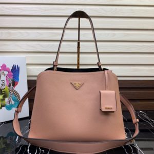 PRADA SAFFIANO MATINEE SHOPPING BAG<br>프라다 사피아노 마티네 쇼핑백<br>[35.5x26x16cm 사피아노가죽]