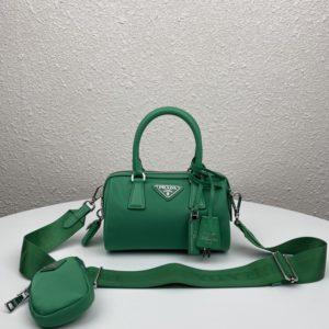 PRADA NYLON TOTE AND CROSS BAG<br>프라다 나일론 토트 앤 크로스 백<br>[20×11.5x11cm 프라다소재]