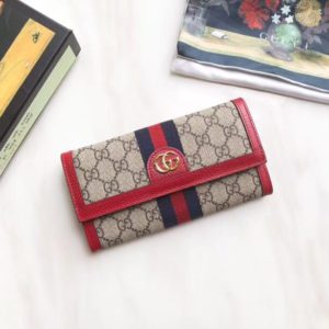 GUCCI OPHIDIA GG WALLET<br>구찌 오피디아 GG 장지갑<br><i>19×10.5×2.5cm</i>