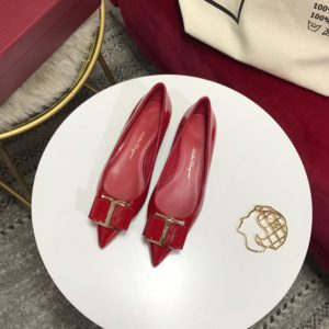 FERRAGAMO ZERI FLAT<br>페라가모 제리 플랫 슈즈(에나멜)<br><i>35-40 SIZE 이태리소,양가죽 주문제작+3-4일</i>