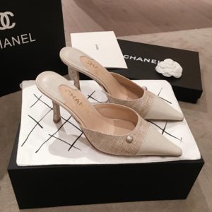 CHANEL MESH GRADATION PUMPS<br>샤넬 메쉬 그라데이션 펌프스 슬리퍼<br><i>35-40 SIZE 굽7cm</i>