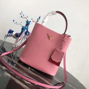 PRADA PANIER SAFFIANO BUKET BAG<br>프라다 두블레 버킷백<br>[23x22x13cm 사피아노]