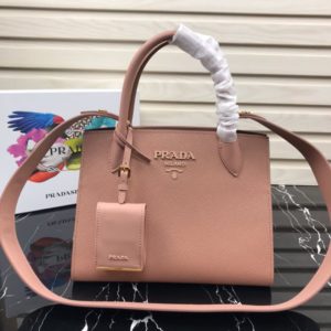 PRADA SAFFIANO CUIR CITY CARF MONOCHROME TOP HANDLE BAG<br>프라다 사피아노 모노크롬 탑핸들백<br>[26x20x13.5cm 사피아노가죽]