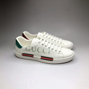 GUCCI ACE LATHER SNEAKERS<br>구찌 에이스 레더 스니커즈<br><i>남여공용 35-44 SIZE</i>