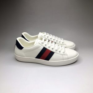 GUCCI ACE LATHER SNEAKERS<br>구찌 에이스 레더 스니커즈<br><i>남여공용 35-44 SIZE</i>