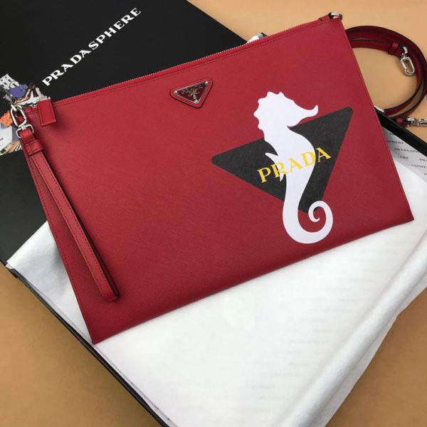 PRADA LAMPO CLUTCH BAG 프라다 람포 클러치 백