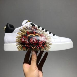 D&G PORTOFINO IN PELLE SNEAKERS 돌체앤가바나 포르토피노 인 펠레 스니커즈