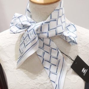 CHANEL SCARF<br>샤넬 스카프<br><i>120x6cm 실크 3color</i>