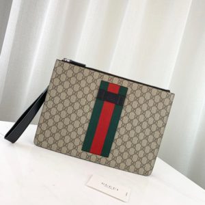 GUCCI GG SUPREME CLUTCH BAG 구찌 GG 슈프림 클러치 백