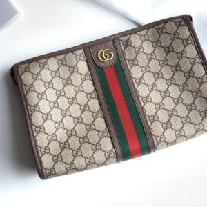 GUCCI GG SUPREME CLUTCH BAG 구찌 GG 슈프림 클러치 백