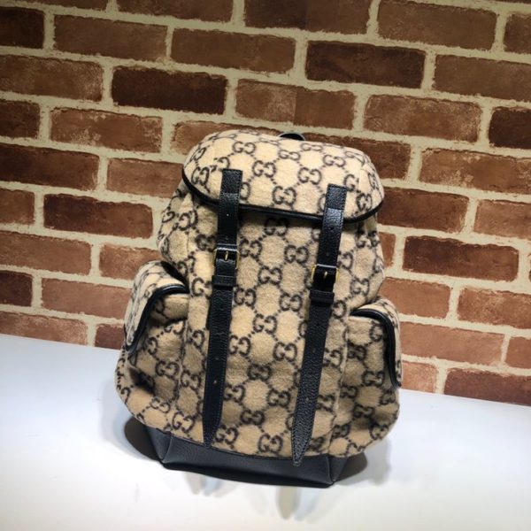 GUCCI GG WOOL BACKPACK 구찌 GG 울 백팩