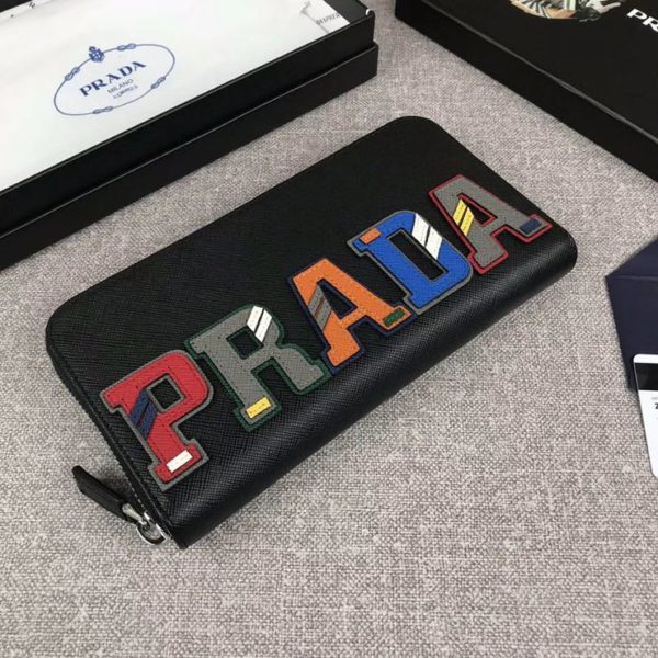 PRADA SAFFIANO ZIPPER WALLET 프라다 사피아노 지퍼 지갑