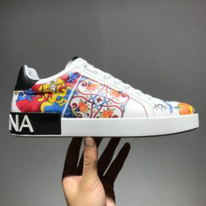 D&G PORTOFINO IN PELLE SNEAKERS 돌체앤가바나 포르토피노 인 펠레 스니커즈