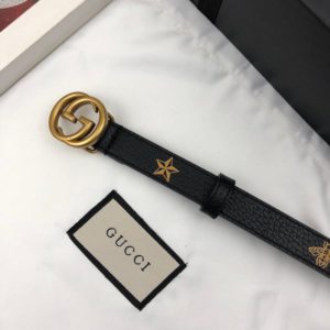 GUCCI LOGO LEATHER BELT<br>구찌 로고 가죽 벨트<br><i>폭 2cm 이태리소가죽</i>