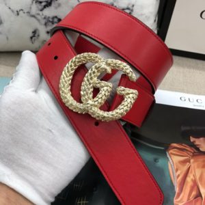 GUCCI GG LEATHER BELT<br>구찌 GG 가죽 벨트<br><i>폭 3cm 이태리소가죽</i>