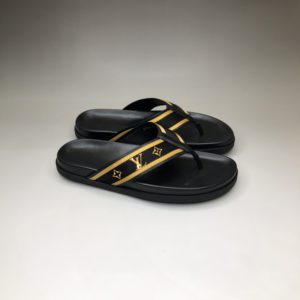 LOUIS VUITTON LEATHER FLIP FLOP 루이비통 레더 쪼리