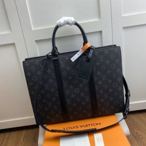 LOUIS VUITTON SAC PLAT HORIZONTAL ZIPPE BRIEFCASE 루이비통 삭 호이존탈 지페 브리프케이스