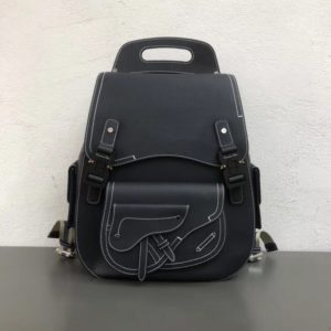 DIOR BLACK CALFSKIN BACKPACK 디올 블랙 카프스킨 백팩