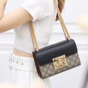 [GUCCI] Gucci Padlock GG Supreme Shoulder Bag 구찌 패드 락 GG 슈프림 숄더백