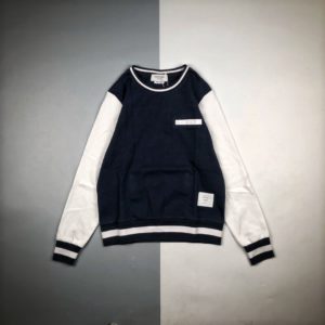 [THOM BROWNE] 톰브라운 20FW color block 크루넥 스웨트 셔츠