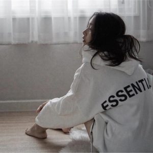 [FEAR OF GOD] 피어오브갓 에센셜 3M 반사 긴팔 스웻 셔츠 후드 티셔츠 FOG ESSENTIALS