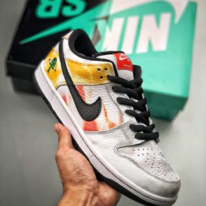 [NIKE] 나이키 SB 덩크 로우 레이건 타이 다이 화이트 Nike SB Dunk Low Raygun Tie-Dye White