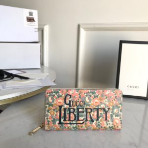 [GUCCI] 구찌 리버티 플로럴 지퍼 지갑 Gucci Liberty Floral Zipped Wallet