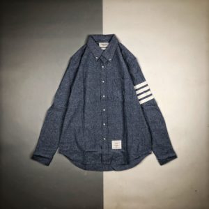 [THOM BROWNE] 톰브라운 20SS 데님 블루 셔츠