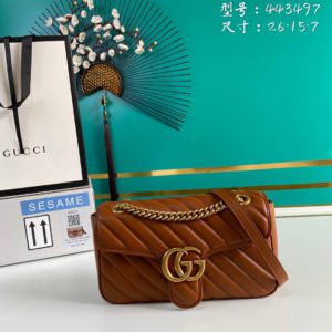 [GUCCI] 구찌 GG 마몬트 스몰 마틀라세 숄더백 443497 DTDIT 1000