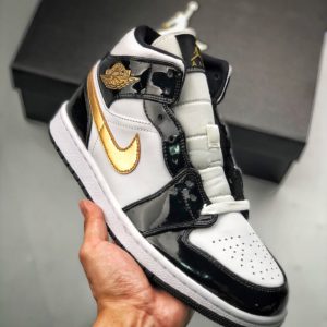 [NIKE] Jordan 1 Mid GOLD BLACK 나이키 에어 조던 1 미드 골드 블랙