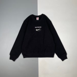 [SUPREME X NIKE] 슈프림 x 나이키 스우시 로고 스웻셔츠