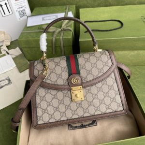 [GUCCI] 구찌 오피디아 웹 스몰 탑 핸들백 651055