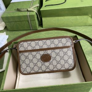 [GUCCI] 구찌 인터로킹 GG슈프림 미니백 658572