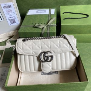 [GUCCI] 구찌 GG 마몽 스몰 마틀라세 숄더백 443497